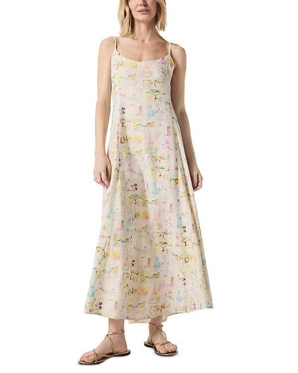 SPLENDID COASTAL POSTCARD DRESS