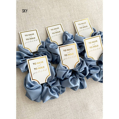 SILK SATIN SOFT SCRUNCHIES