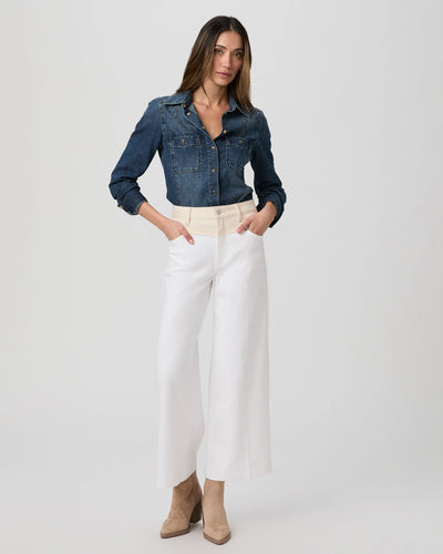 PAIGE HARPER ANKLE WIDE LEG JEAN