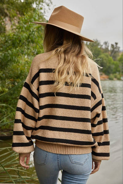 DAVIS STRIPED SWEATER