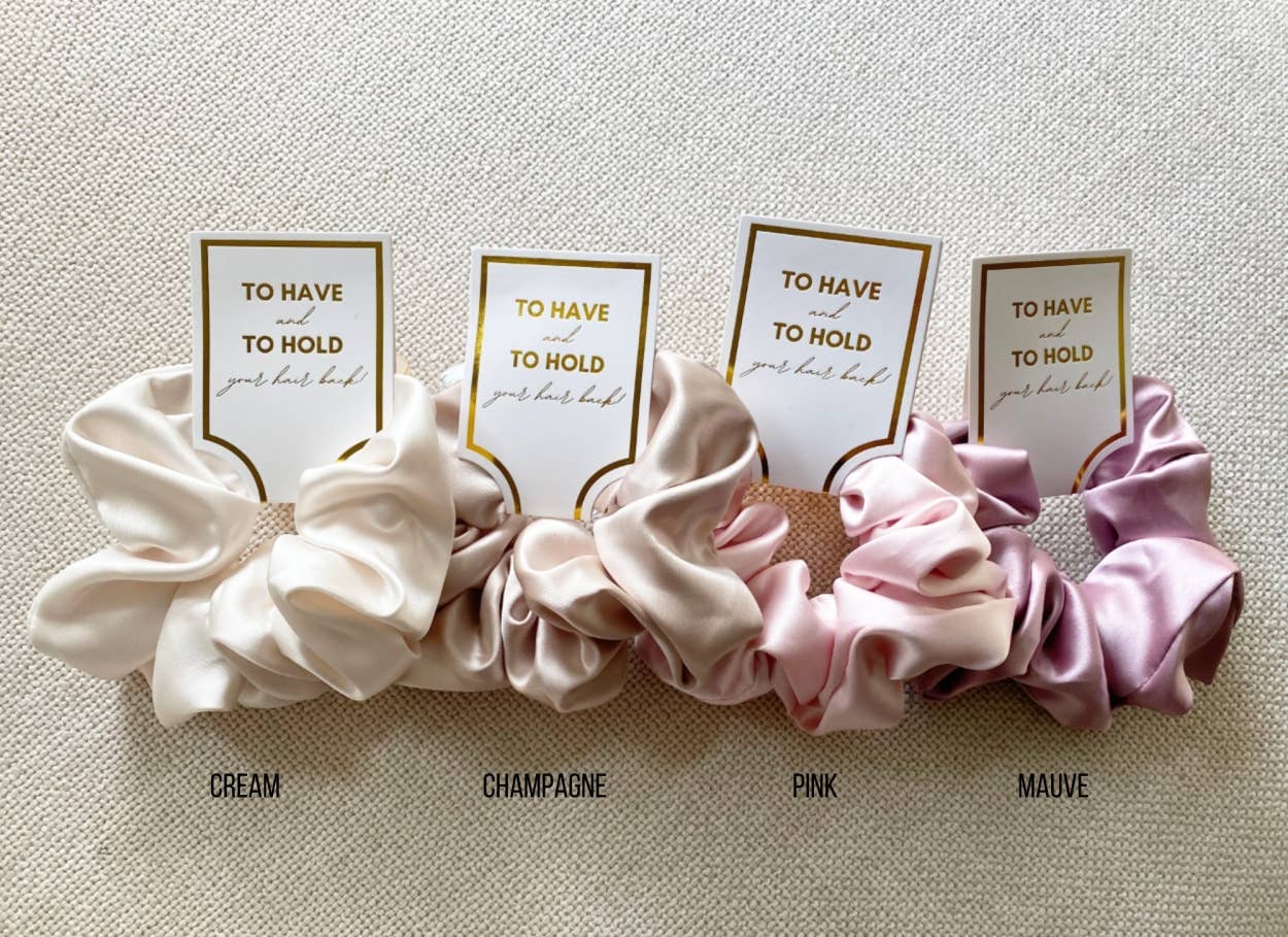 SILK SATIN SOFT SCRUNCHIES