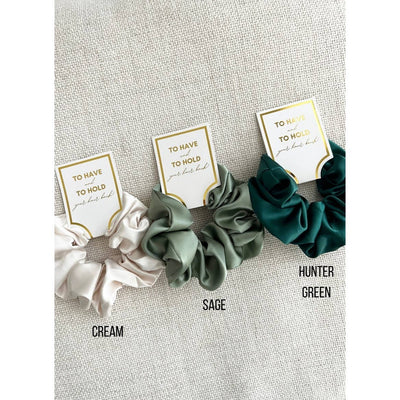 SILK SATIN SOFT SCRUNCHIES