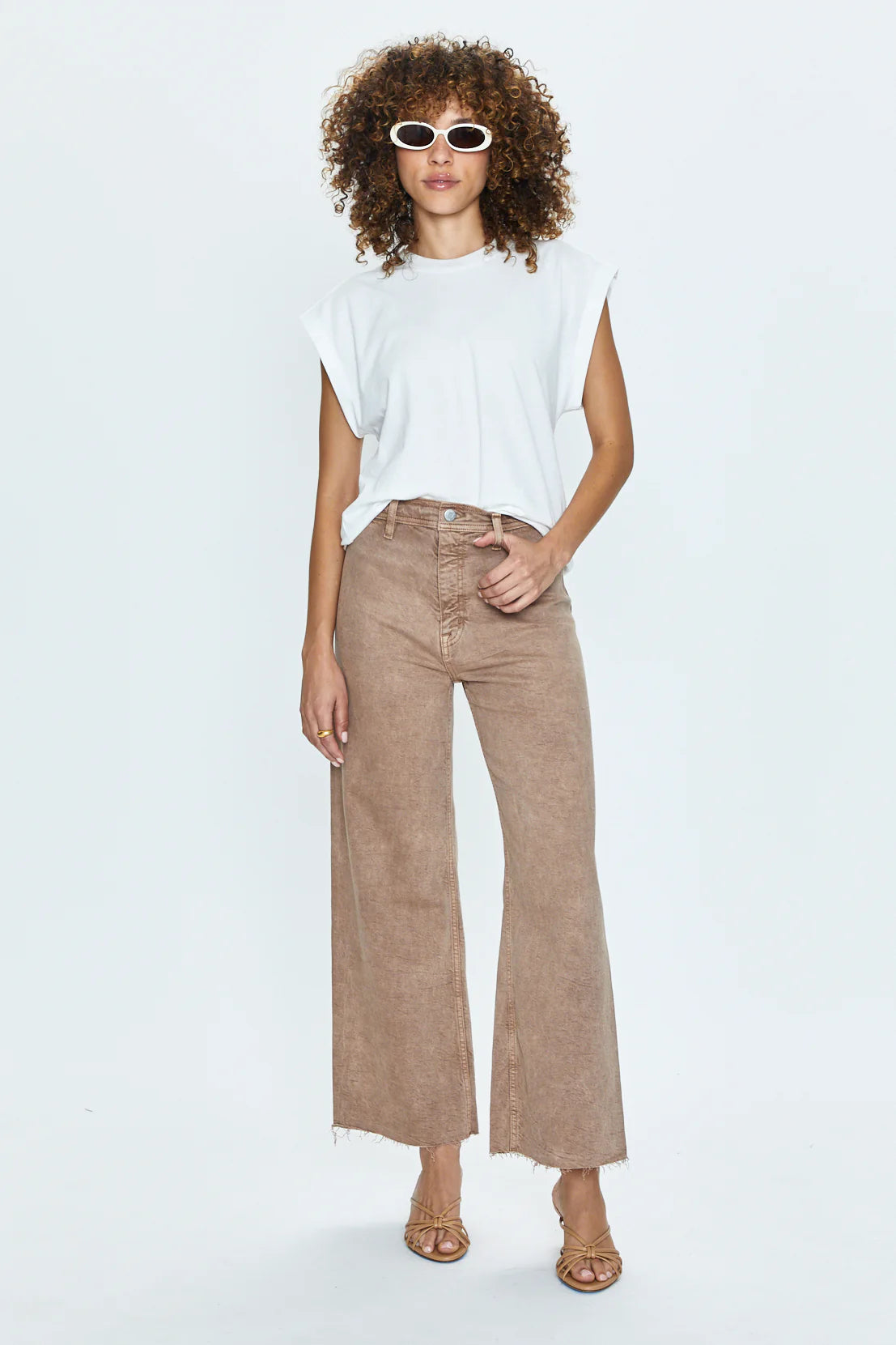 PISTOLA PENNY HIGH RISE WIDE LEG CROP