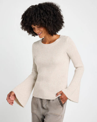 FARAH CASHBLEND PEARL SWEATER