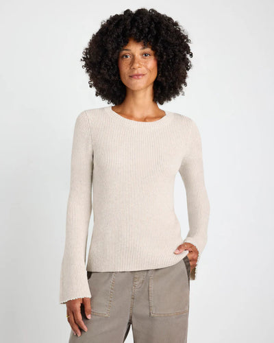 FARAH CASHBLEND PEARL SWEATER