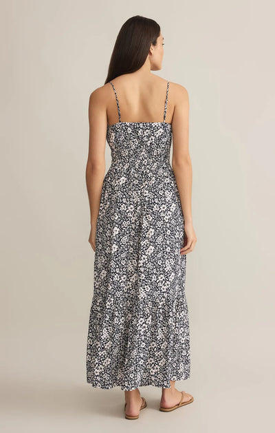 TOLUCA YNEZ FLORAL MAXI DRESS