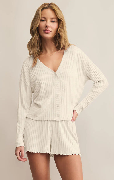 MARA LONG SLEEVE CARDIGAN TOP