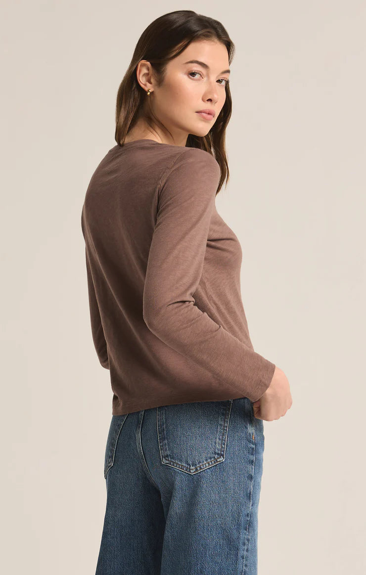 MODERN SLUB LONG SLEEVE TEE