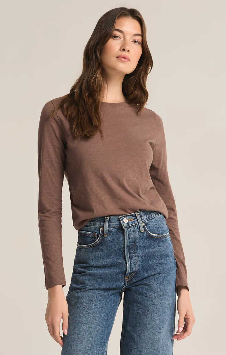 MODERN SLUB LONG SLEEVE TEE