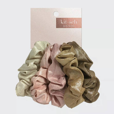 METALLIC SCRUNCHIES