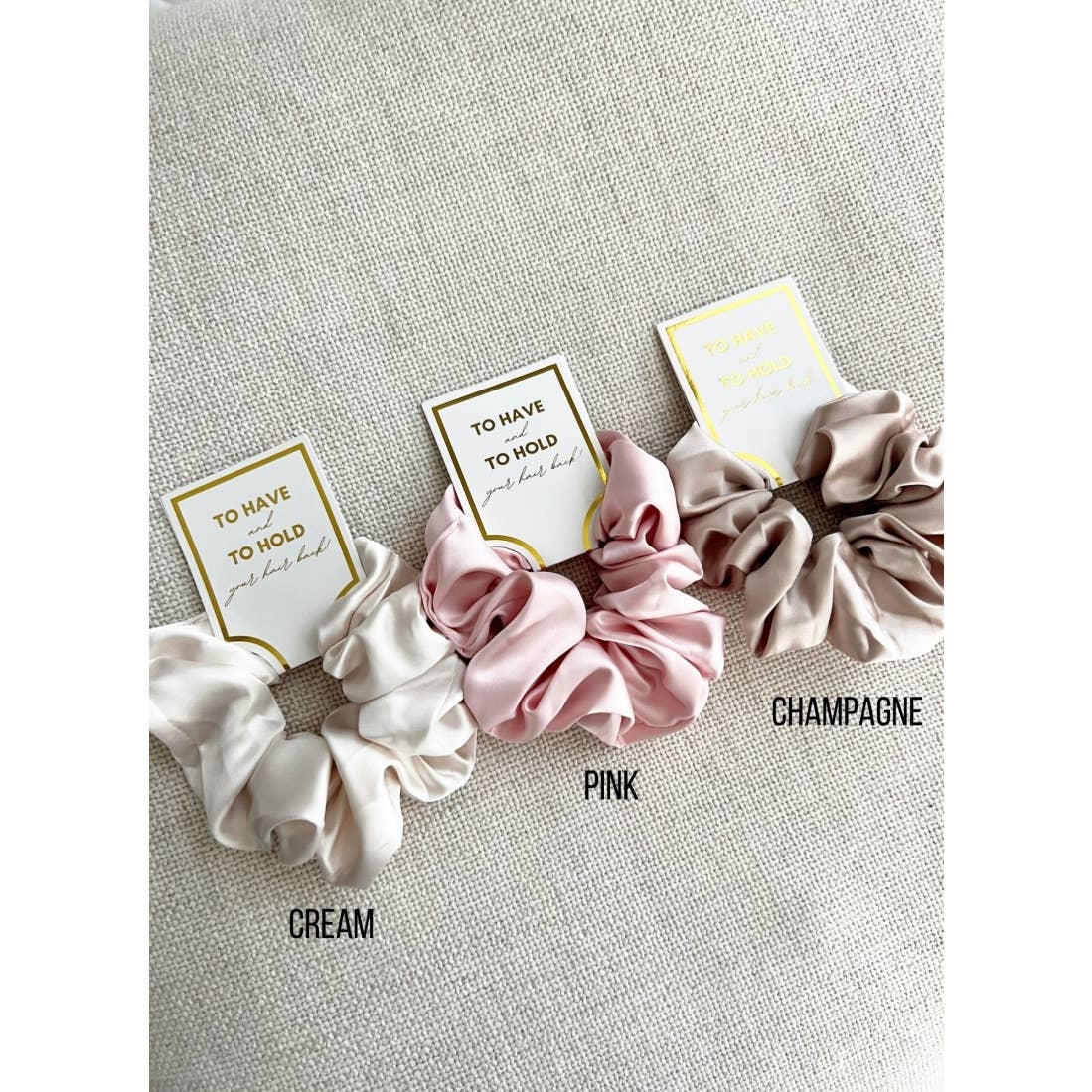 SILK SATIN SOFT SCRUNCHIES