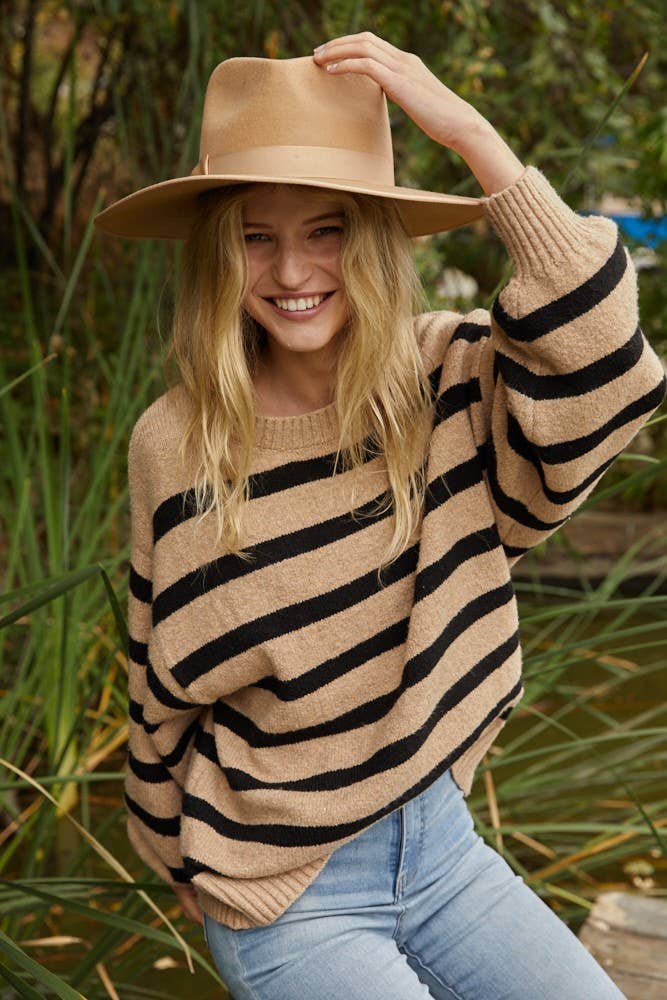 DAVIS STRIPED SWEATER